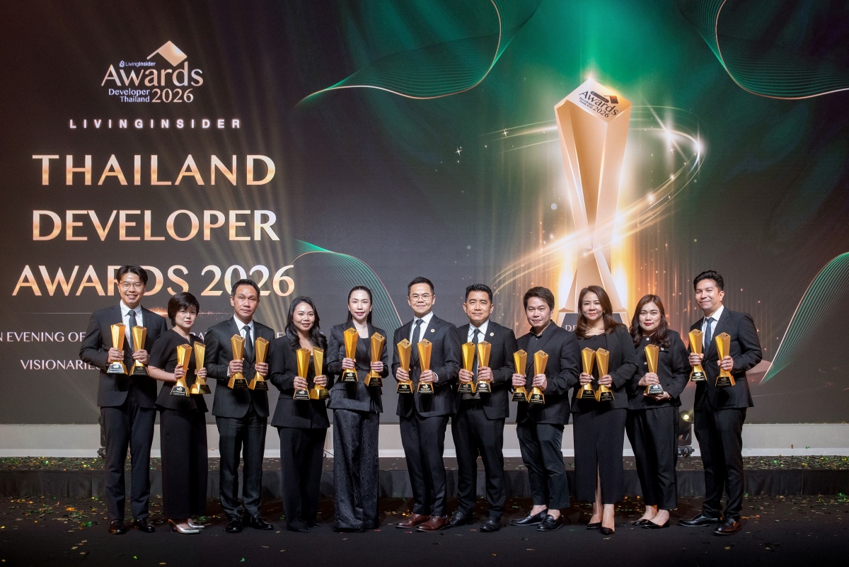 เอพี ไทยแลนด์ กวาด 21 รางวัลเวที LivingInsider Thailand Developer Awards 2026
